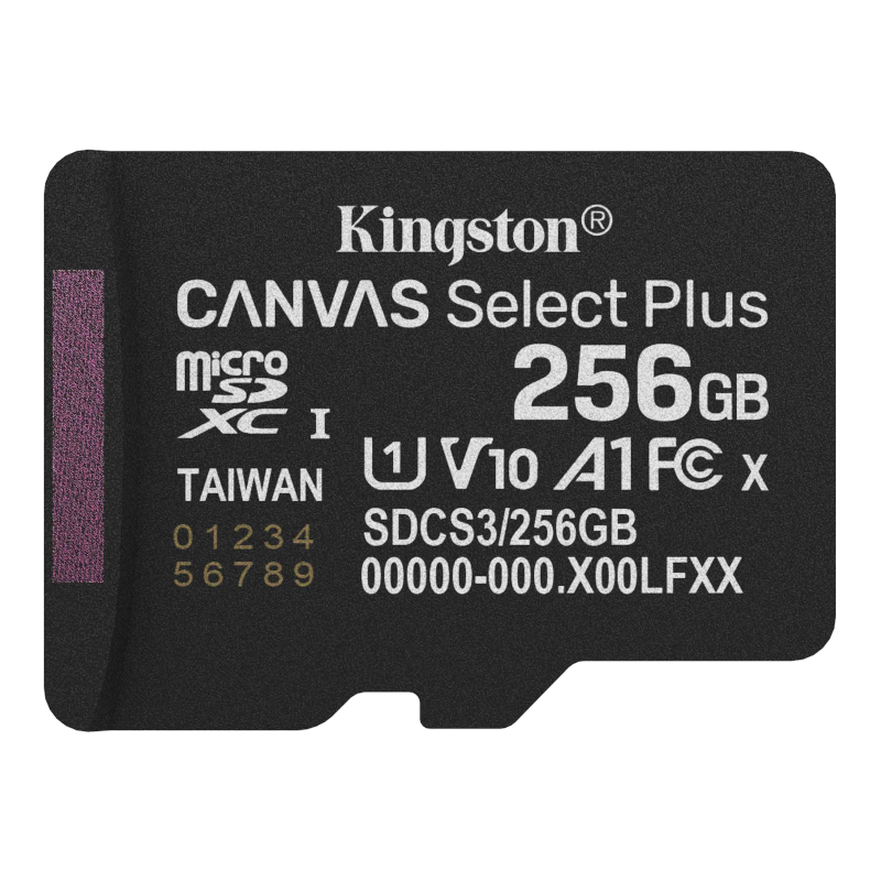 Карта пам'яті Kingston microSDXC 256GB Canvas Select Plus (SDCS3/256GBSP)